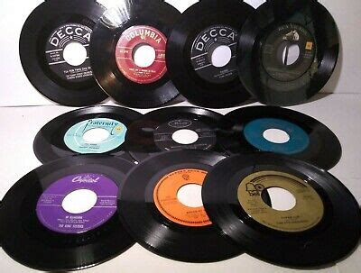 Lot 10 (45 rpm - 7") Records ~ Various Labels & Artists (See Photos for Titles) | eBay