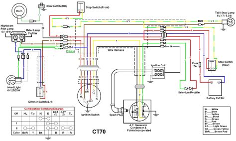 1973 Honda st90 wiring diagram