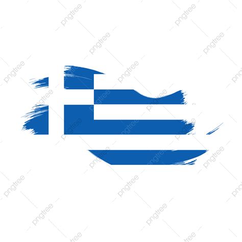 Brush Watercolor Paint Vector PNG Images, Greece Flag Watercolor Paint Brush Transparent ...