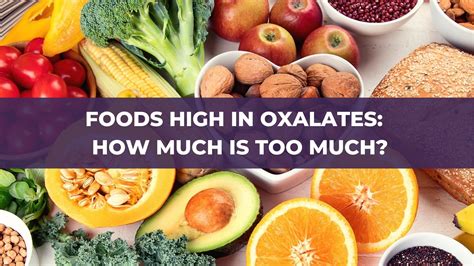 What Foods Have High Oxalate Levels