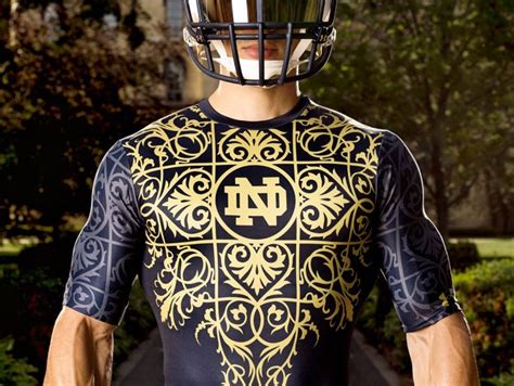 Notre Dame Fighting Irish football uniforms by Under Armour