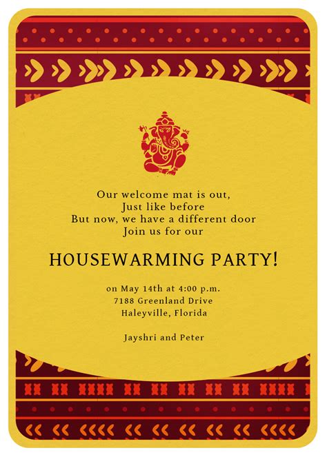 House Warming Invitation In Tamil Template Free Download - Printable Templates