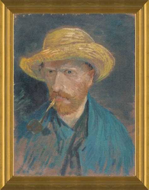 Van Gogh Self Portrait With Straw Hat