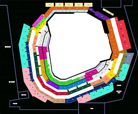 Seat Map For The New Stadium : Texasrangers - Texas Rangers Season ...