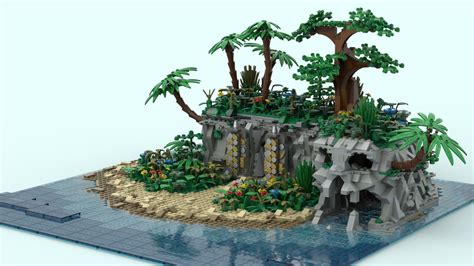 LEGO MOC The Skull Island by Davidino175 | Rebrickable - Build with LEGO