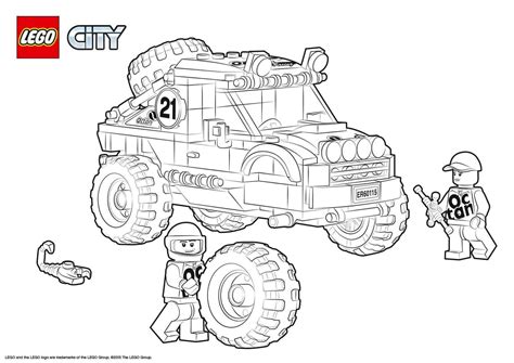 Lego City coloring pages. Free printable coloring pages