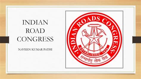 INDIAN ROAD CONGRESS (IRC) - JAYKAR COMMITTEE - YouTube