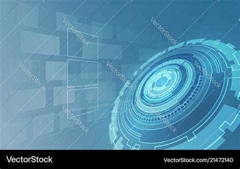 Tech sci fi digital futuristic concept background Vector Image