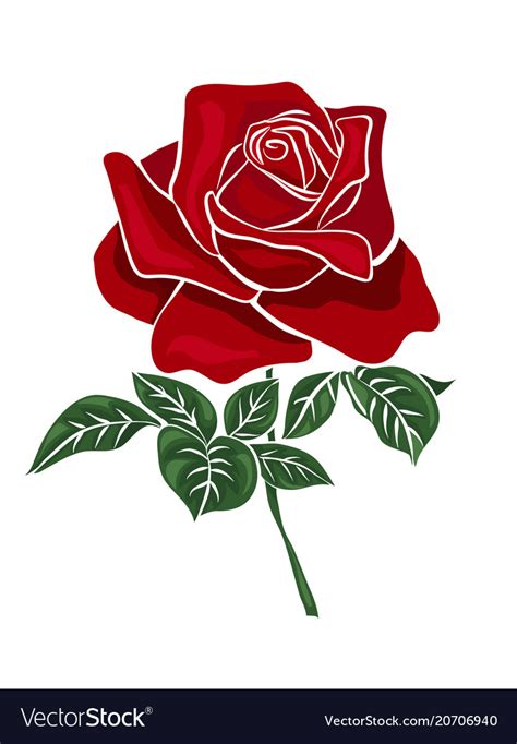 Red Rose Svg Rose Clipart Vector Instant Download Pre - vrogue.co