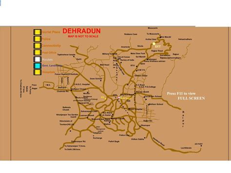 Dehradun City Map