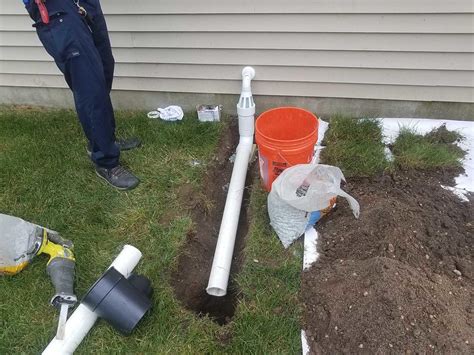 Exterior Sump Pump Drainage