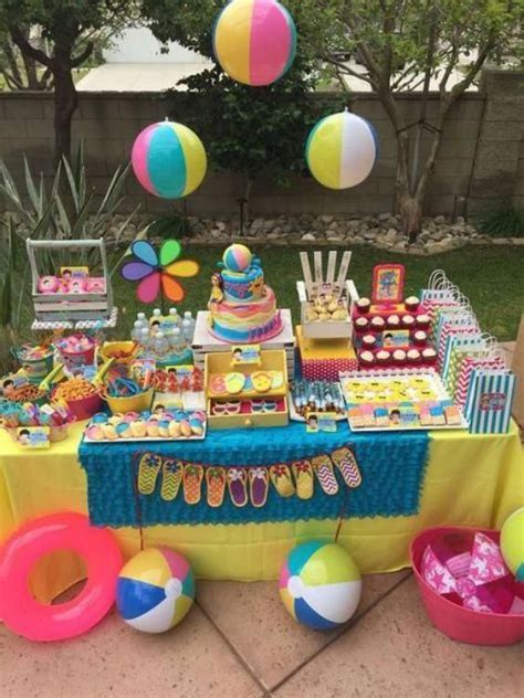 Ideas super originales para una fiesta en la pileta | Pool birthday party, Summer birthday party ...