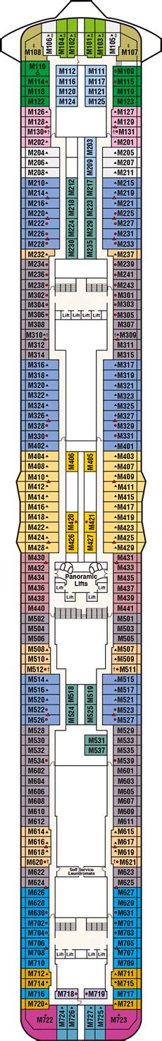 Majestic Princess Deck plan & cabin plan