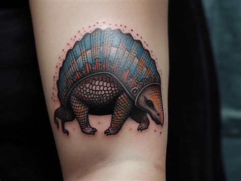 Armadillo Tattoo Meaning & Symbolism (Toughness)