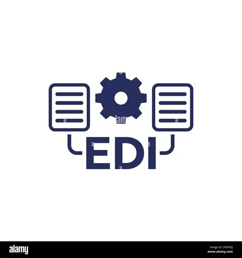 EDI icon, Electronic Data Interchange vector Stock Vector Image & Art - Alamy