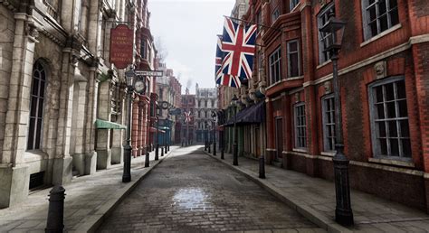 Victorian Street in Environments - UE Marketplace