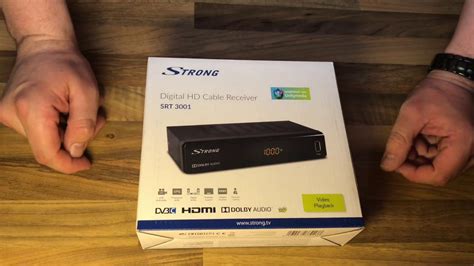 STRONG SRT 3001 HDTV Receiver für digitale Free-To-Air TV via Kabel unboxing und Anleitung - YouTube