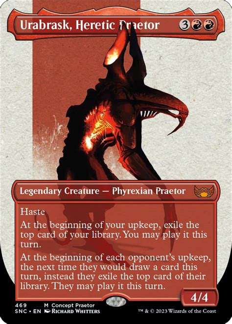 Urabrask, Heretic Praetor (Concept Praetor) (Step-And-Compleat Foil ...