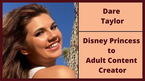 A Fascinating Journey of Dare Taylor From A Disney Princess To Adult Content Creator ...