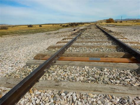 The spot where the two railroads joined. - Golden Spike National Monument - Promontory Point ...