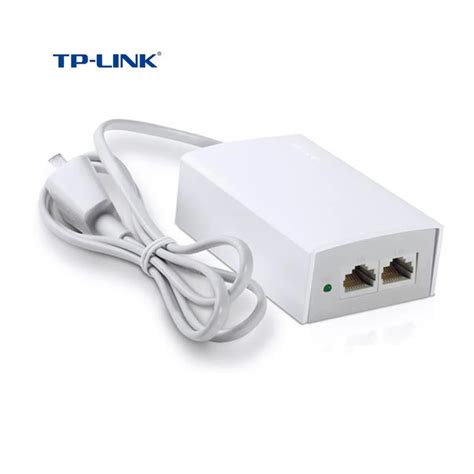 TP LINK Power over Ethernet Adapter Switch POE adapter AP power supply up to 100m Play & Plug ...