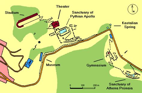 Temples - Delphi map - Full Screen