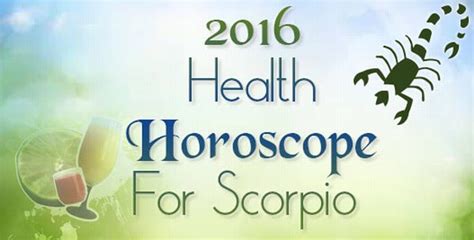 Scorpio Health Horoscope 2016 - Ask My Oracle