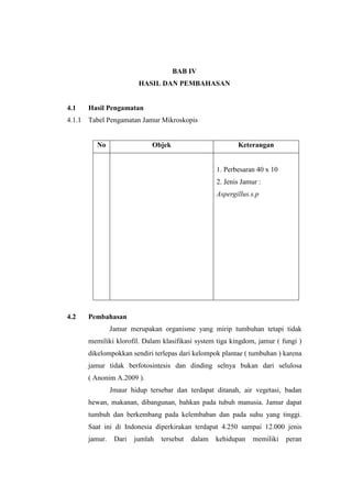 Percobaan 9 ( pengamatan jamur mikroskopis) | PDF