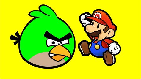 ANGRY MARIO 2 - ANGRY BIRDS VS MARIO - YouTube