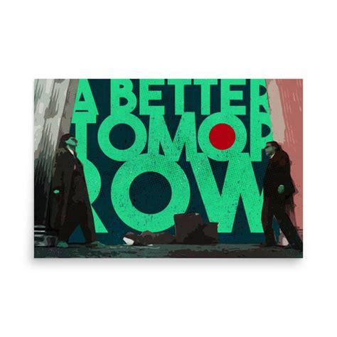 A Better Tomorrow Poster - Etsy