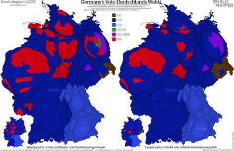 More Maps of the 2017 German Federal Election – The Map Room