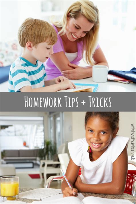 Homework Tips & Tricks - With love from Lou