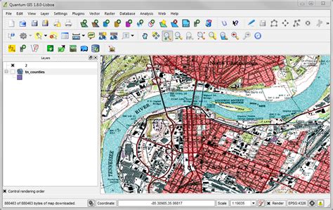 Adding a WMS Map Service from the National Map to QGIS