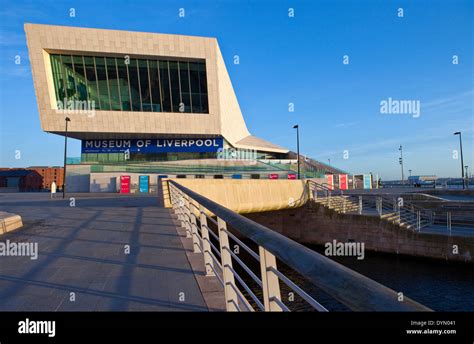 The modern architecture of the Museum of Liverpool Stock Photo - Alamy