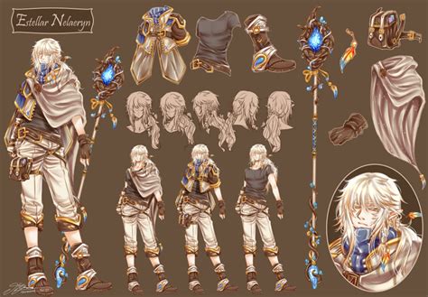 2D Character Design Sheet - Artists&Clients