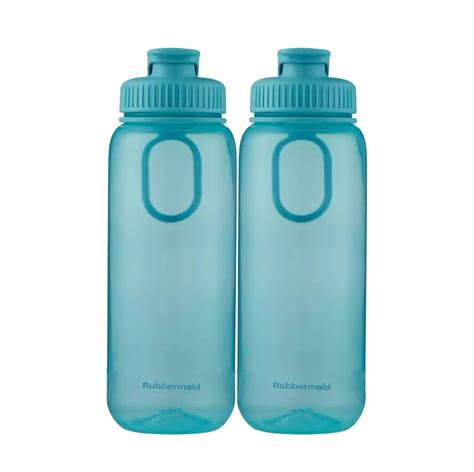 Reusable 32oz Rubbermaid Bottle, BPA-Free, Blue Plastic, Chug& Sip Lid ...