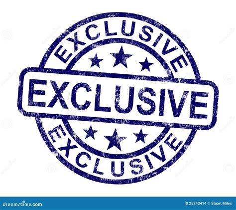 Exclusive Stamp Shows Limited and Rare Product Stock Illustration ...