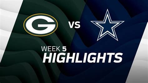 Green Bay Packers vs. Dallas Cowboys game highlights | Week 5