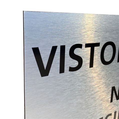 Brushed Aluminium Signs - Aluminium Signage | Just Sinage Online