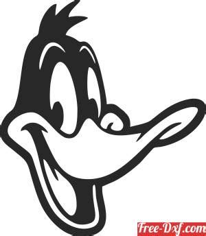 Donald Duck Head Silhouette