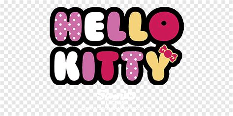 Hello Kitty text overlay, Hello Kitty Font, hello kitty, purple, text png | PNGEgg