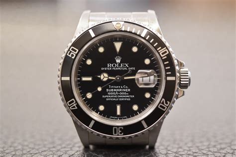 Rolex Submariner ref. 16800 Tiffany & Co. with Service Japan - Rolex ...