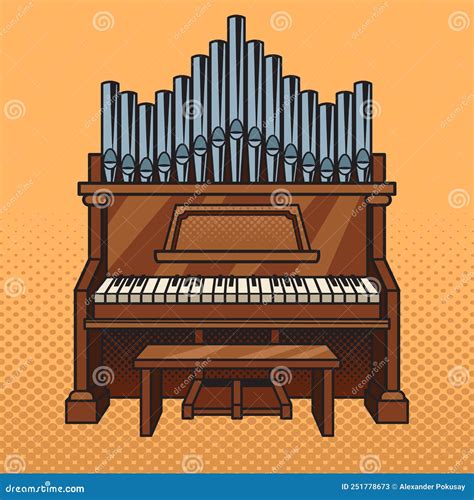 Pipe Organ Logo Template. Musical Instrument Vector Design | CartoonDealer.com #107526834