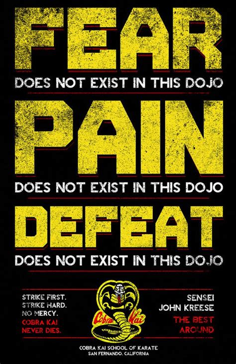 Cobra Kai Quotes. QuotesGram