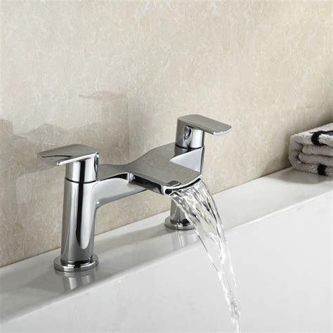 Leo Deck Mounted Bath Filler Tap - Chrome | CHEEKY BATHROOMS