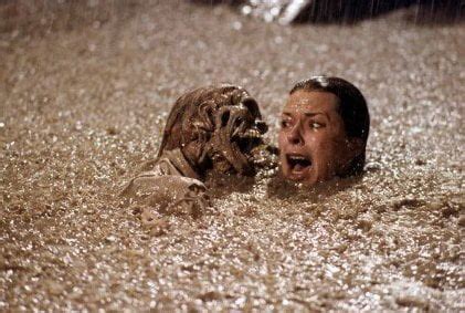 In 'Poltergeist' (1982), the skeletons used in the pool scene were actual skeletons as it was ...