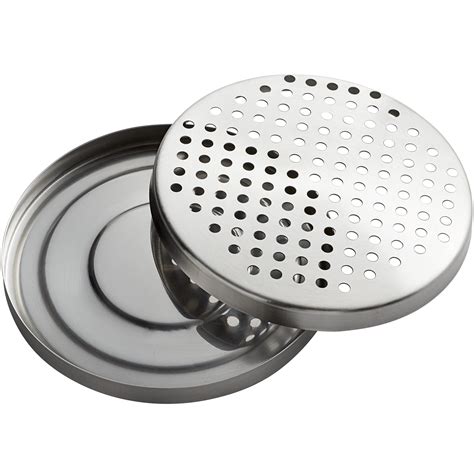 American Metalcraft DT3 5 1/2" Round Stainless Steel Drip Tray