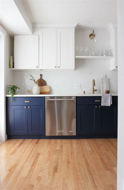 Navy Blue Paint Options for Kitchen Cabinets