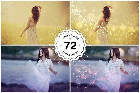 72 Bokeh Photoshop Overlays | Layer Styles ~ Creative Market