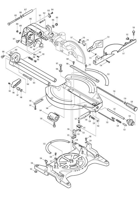 Makita Mitre Saw Parts Diagram | Reviewmotors.co